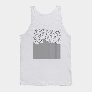 AB Lines White Tank Top